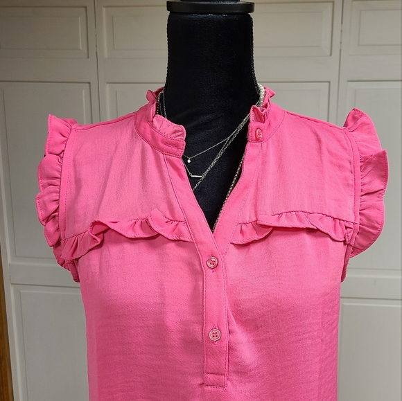 NWT Tamara H pink women's small sleeveless top - Picture 7 of 7